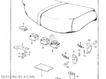 SEAT ('80-'81 A7/A8) - KE125-A10 KE125 1983 USA USA CANADA