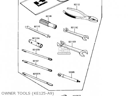 OWNER TOOLS (KE125-A9) - KE125-A9 KE125 1982 USA CANADA