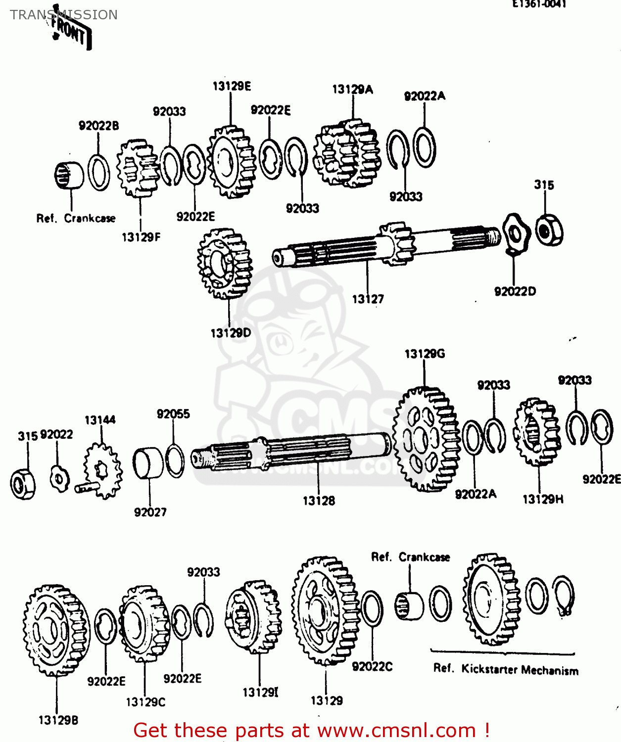TRANSMISSION KE125A11 1984 UNITED KINGDOM FR SD