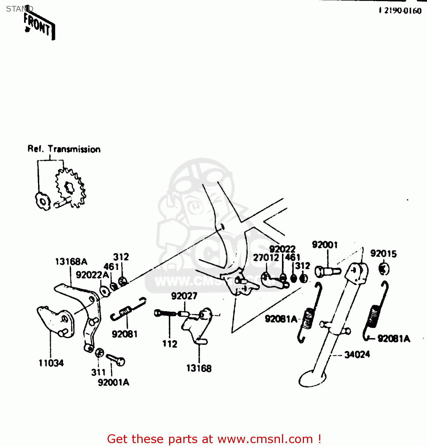 STAND KE125A11 1984 UNITED KINGDOM FR SD