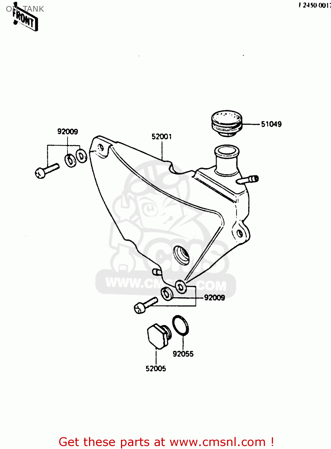 OIL TANK KE125A11 1984 UNITED KINGDOM FR SD