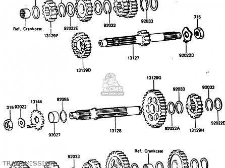 TRANSMISSION - KE125A11 1984 UNITED KINGDOM FR SD