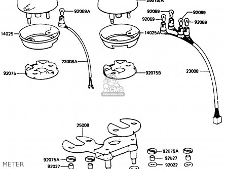 METER - KE125A11 1984 UNITED KINGDOM FR SD