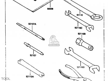 TOOL - KE125A11 1984 UNITED KINGDOM FR SD