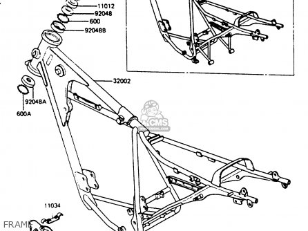 FRAME - KE125A12 1985 UNITED KINGDOM FR GR