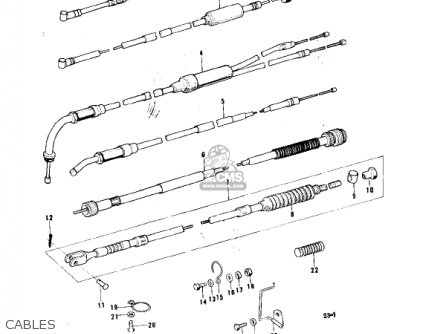 CABLES - KE175-B1 KE175 1976 USA CANADA / MPH KPH