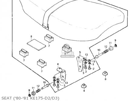 SEAT ('80-'81 KE175-D2/D3) - KE175-D3 KE175 1981 USA CANADA