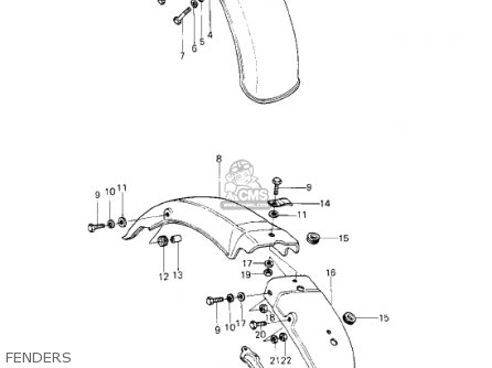 FENDERS - KE250-B2 1978 / MPH KPH