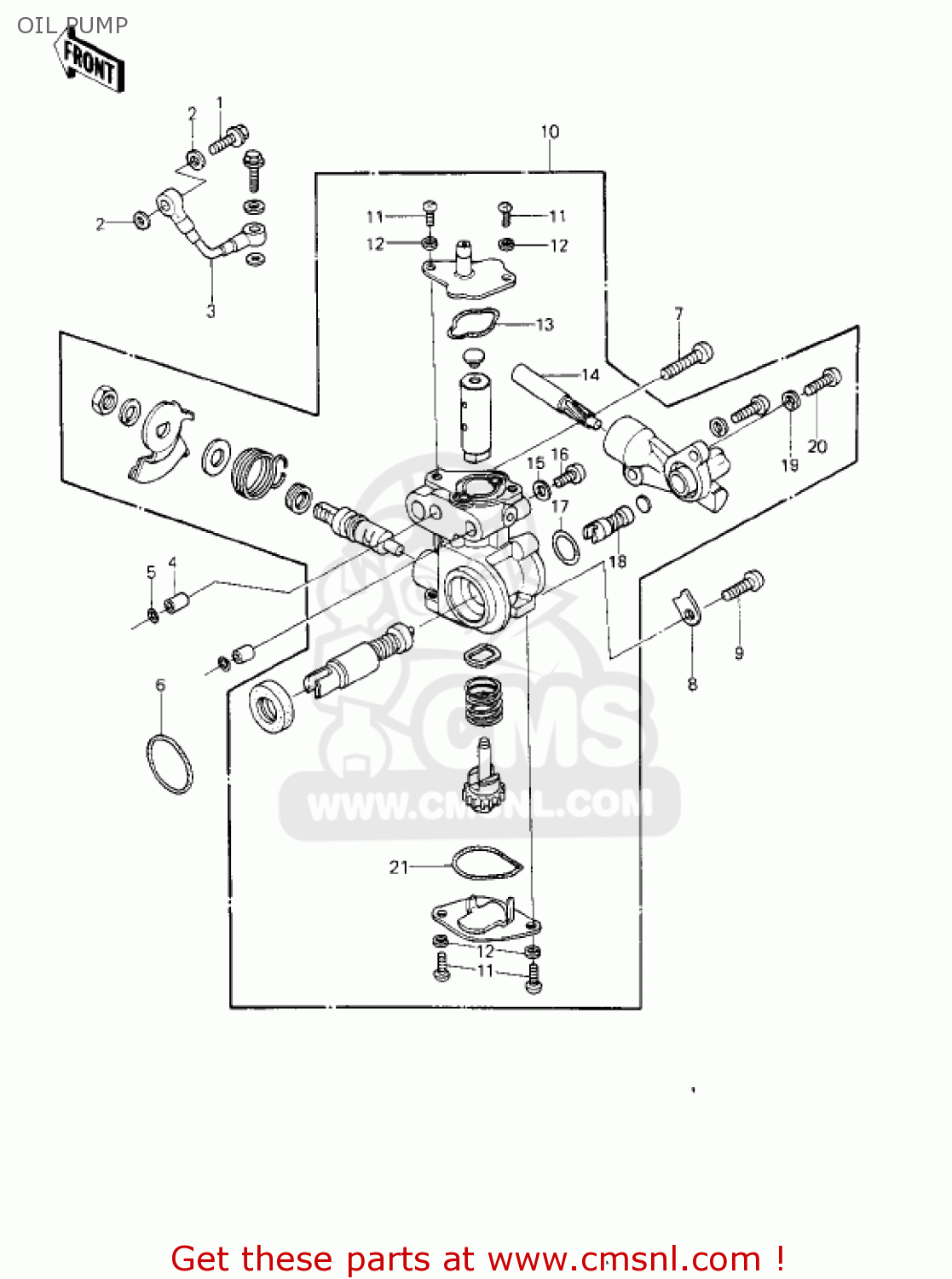 OIL PUMP KE250-B3 1979 / MPH KPH