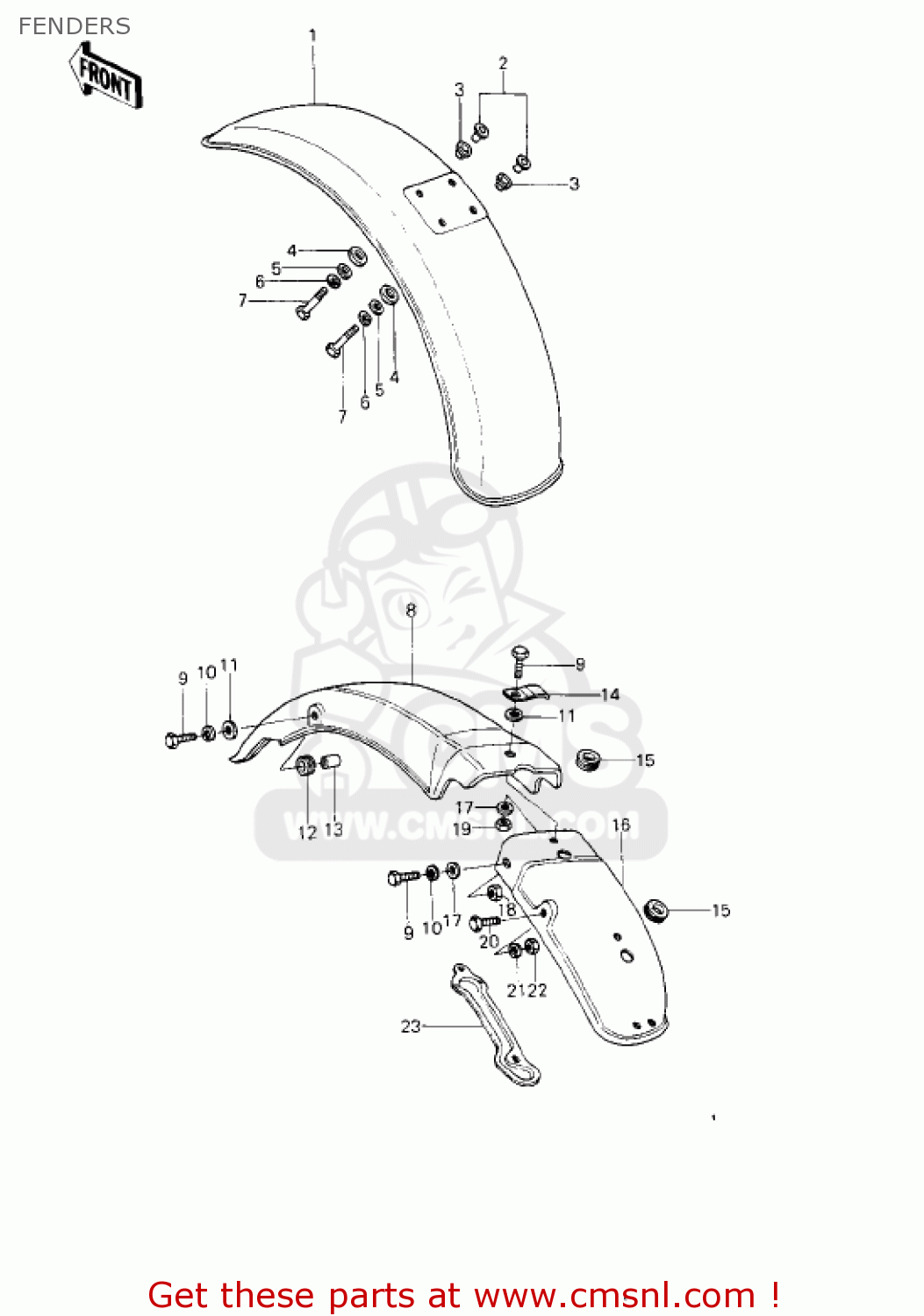 FENDERS KE250-B3 1979 / MPH KPH
