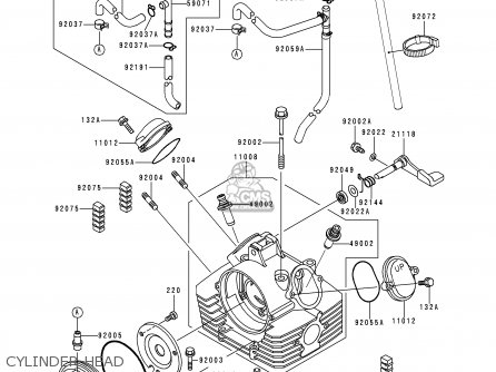 CYLINDER HEAD - KEF300-A5 LAKOTA300 1999 USA CANADA