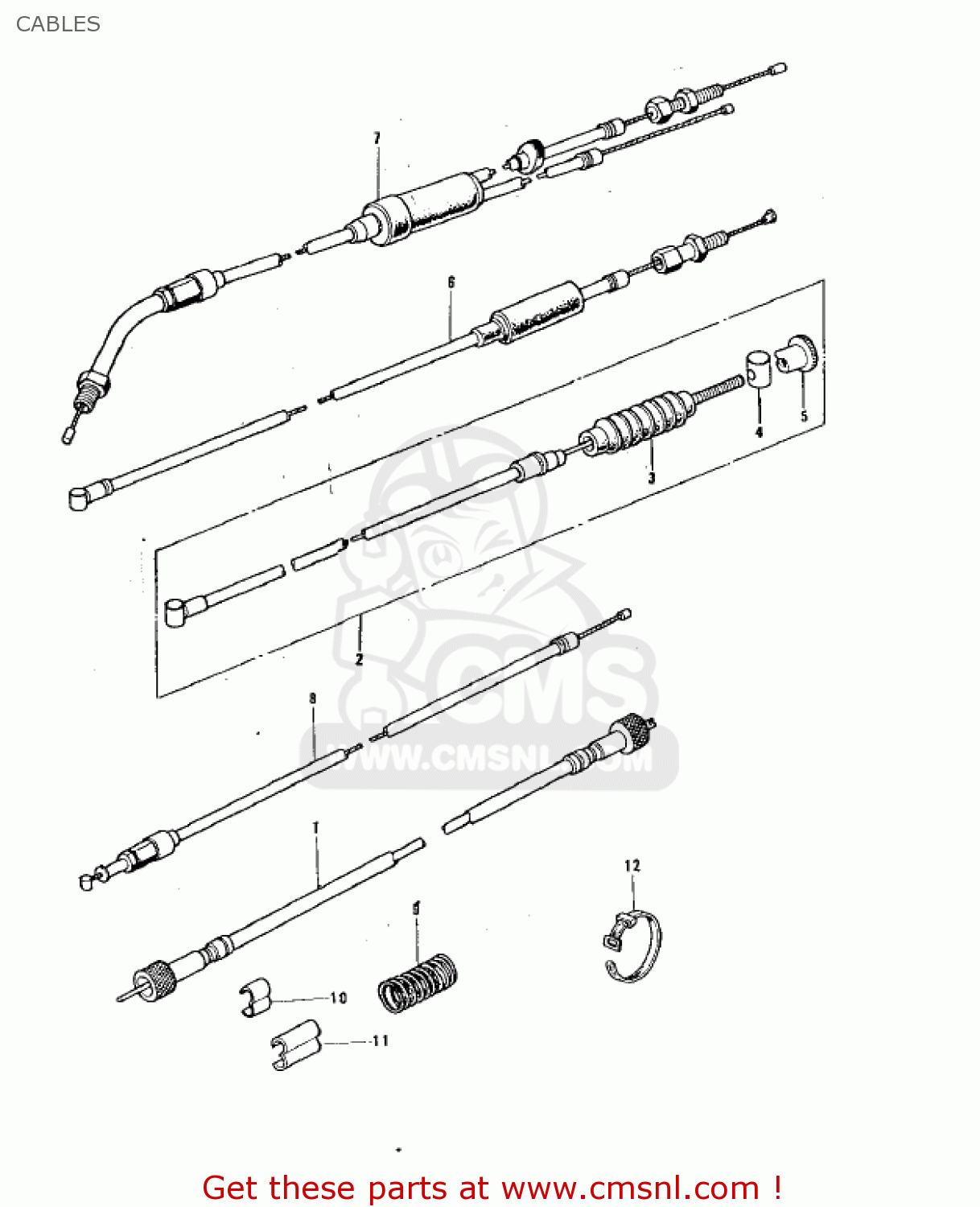 CABLES KH100B7 1976 CANADA