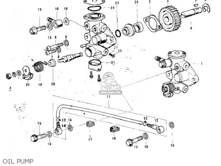 OIL PUMP - KH100B7 1976 CANADA