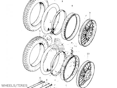 WHEELS/TIRES - KH100B7 1976 CANADA