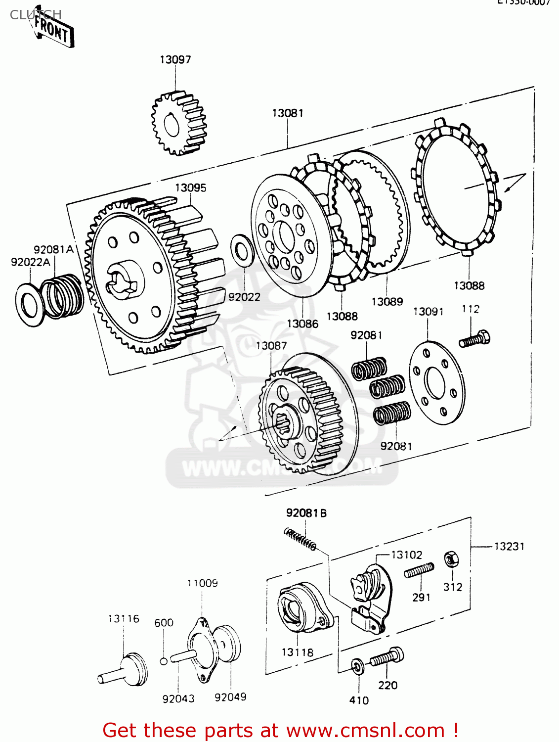 CLUTCH KH100G5 1984 USA
