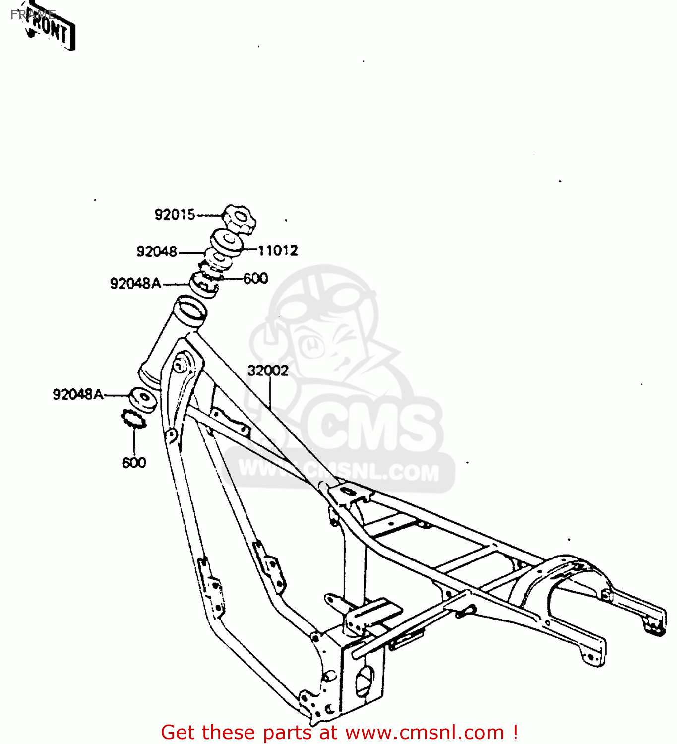 FRAME KH100G5 1984 USA