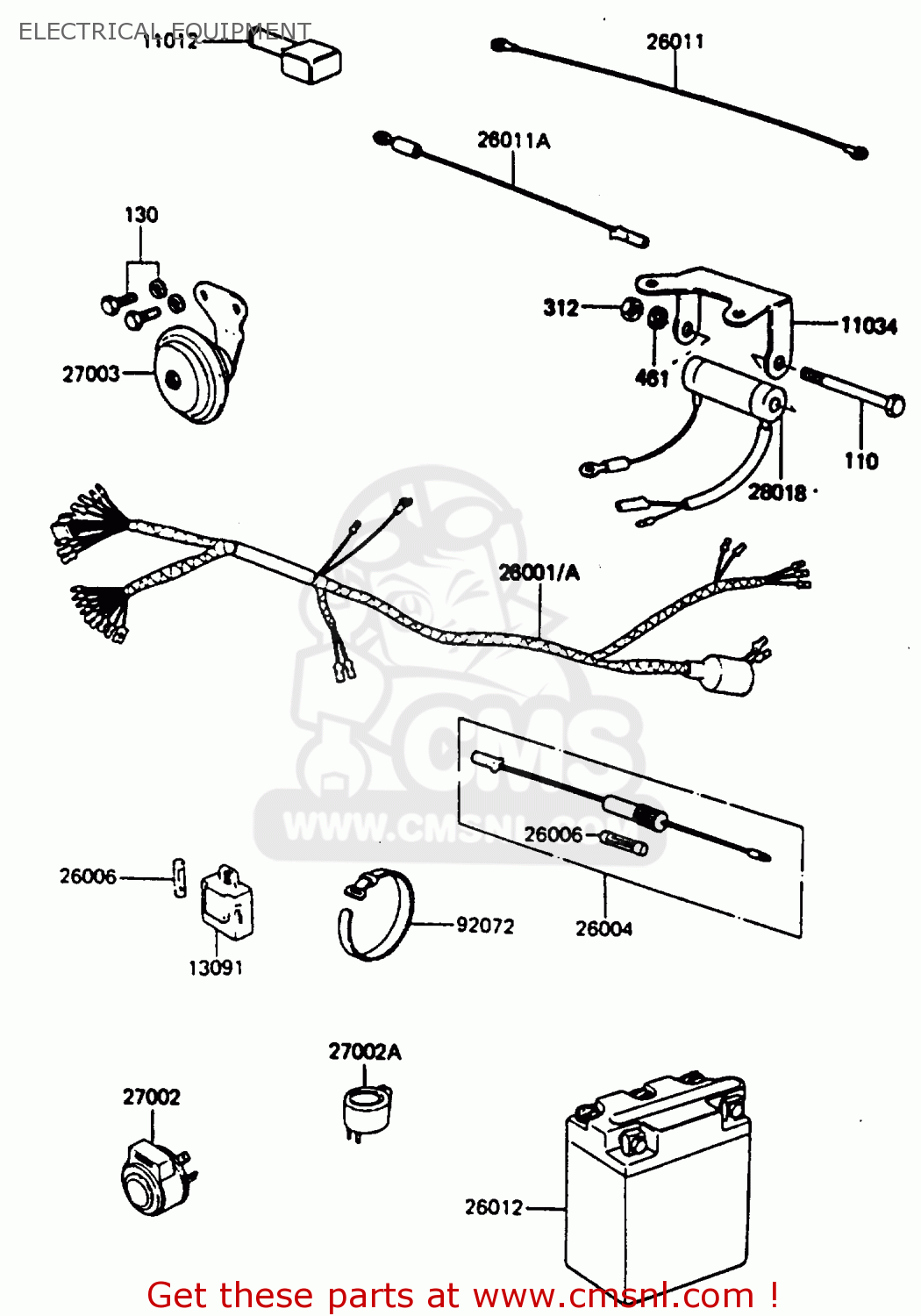 ELECTRICAL EQUIPMENT KH100G5 1984 USA