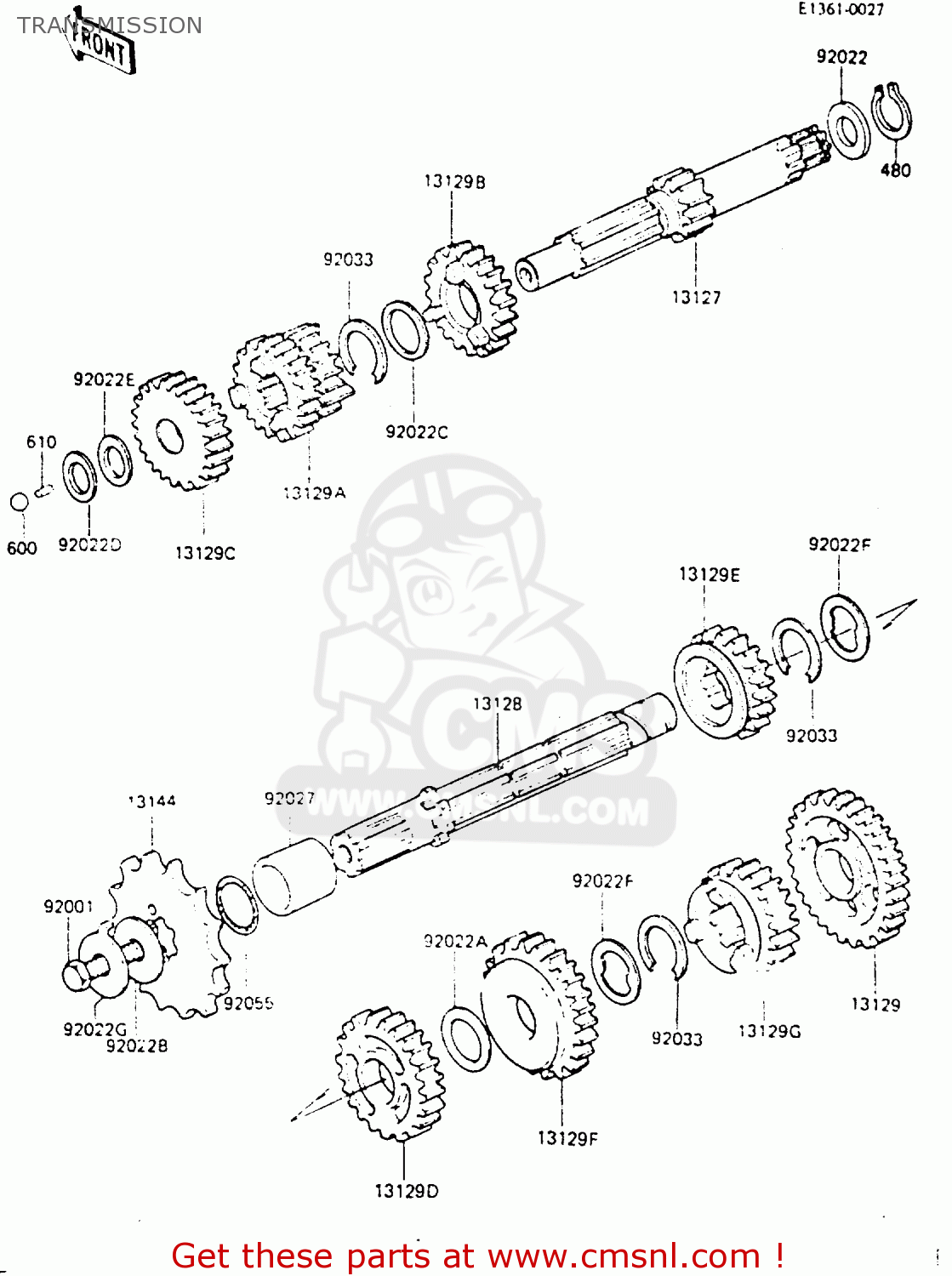 TRANSMISSION KH100G6 1985 EUROPE UK NR