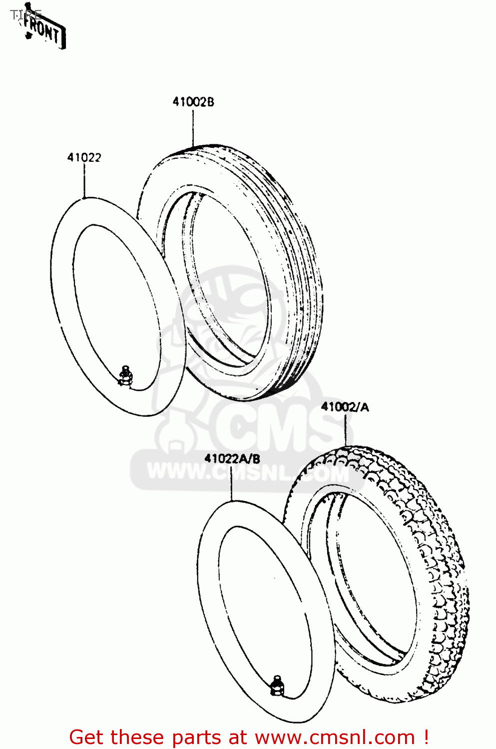 TIRE KH100G6 1985 EUROPE UK NR
