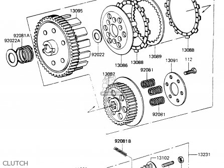 CLUTCH - KH100G6 1985 EUROPE UK NR
