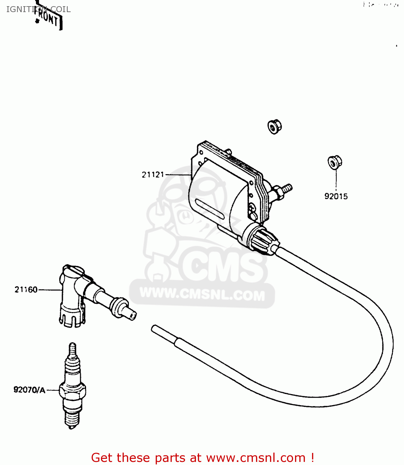 IGNITION COIL KH100G7 1986 USA