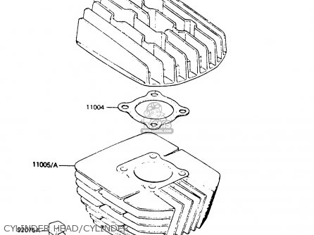 CYLINDER HEAD/CYLINDER - KH100G7 1986 USA