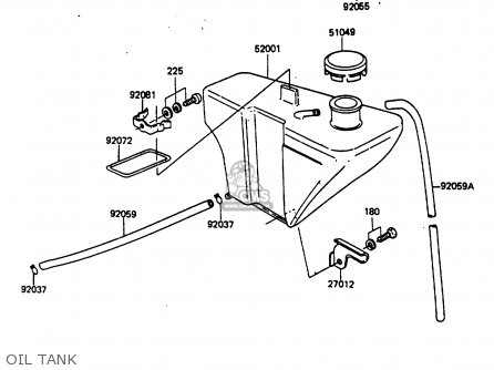 OIL TANK - KH100G8 1987 USA