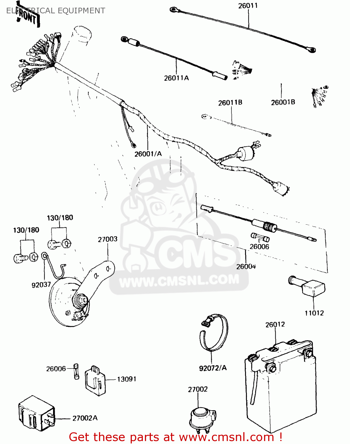ELECTRICAL EQUIPMENT KH125K1 1982 USA
