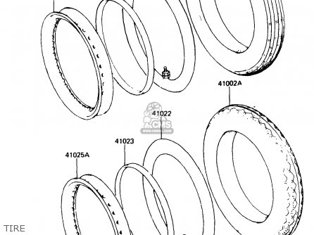 TIRE - KH125K1 1982 USA