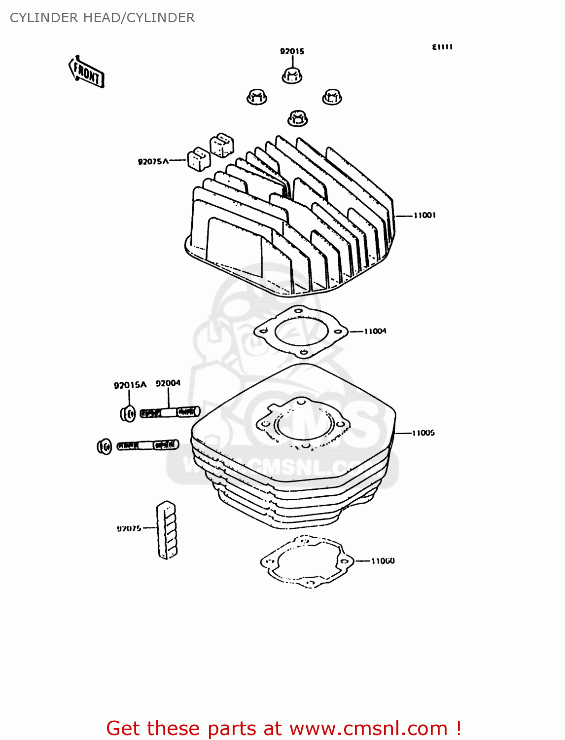CYLINDER HEAD/CYLINDER KH125K10 1997 UNITED KINGDOM