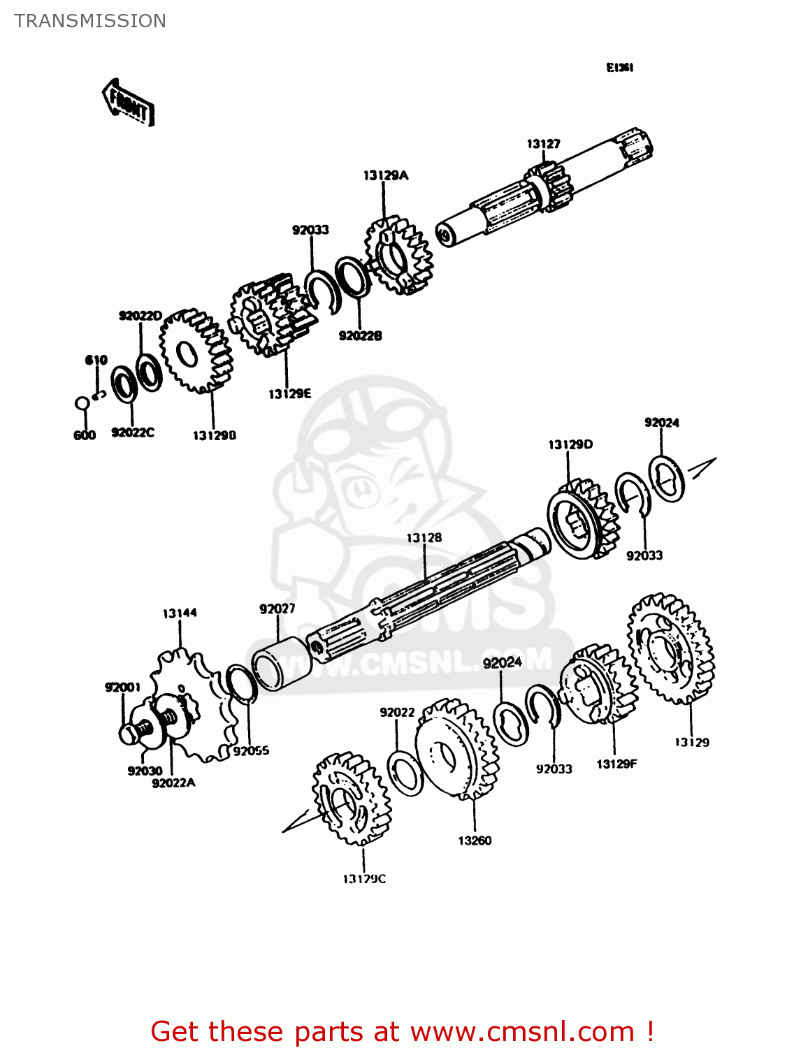 TRANSMISSION KH125K10 1997 UNITED KINGDOM