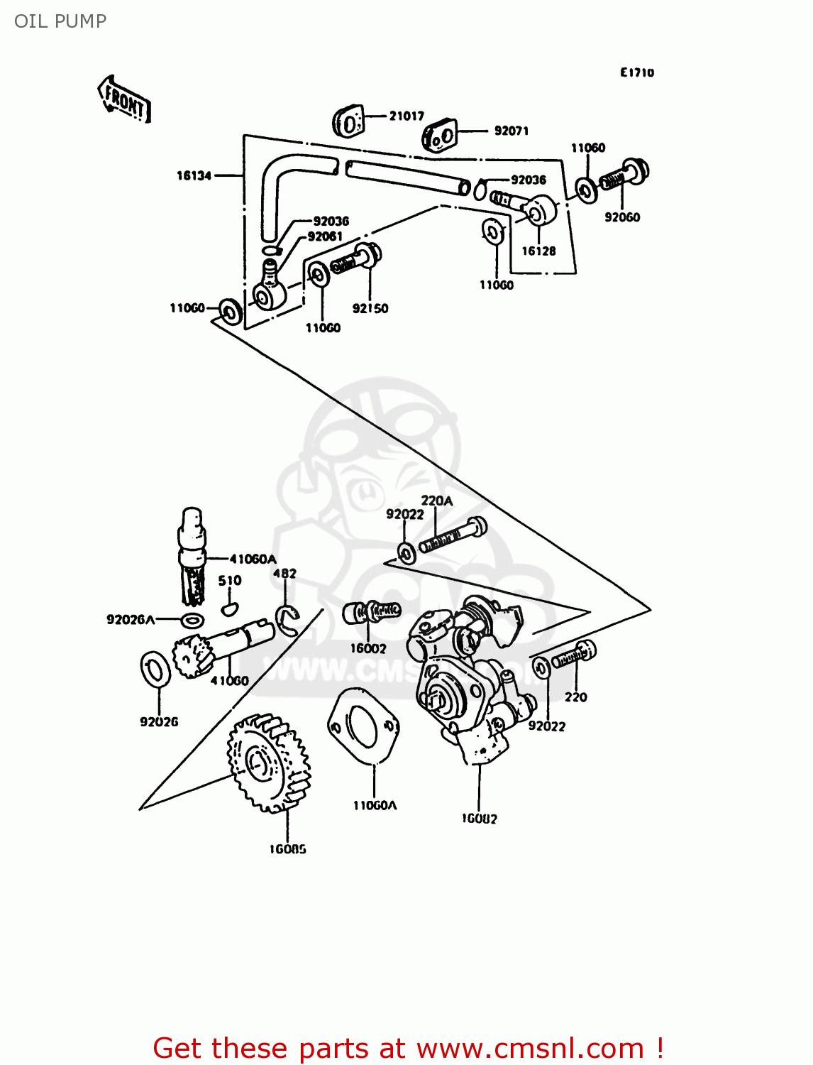 OIL PUMP KH125K10 1997 UNITED KINGDOM