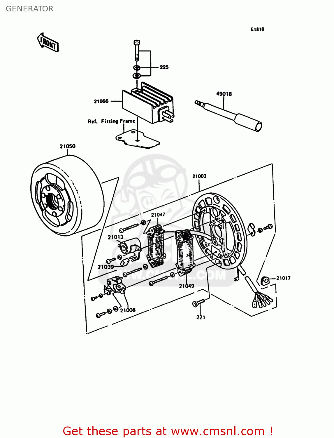 GENERATOR KH125K10 1997 UNITED KINGDOM