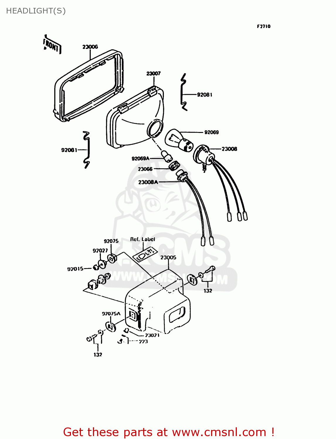 HEADLIGHT(S) KH125K10 1997 UNITED KINGDOM