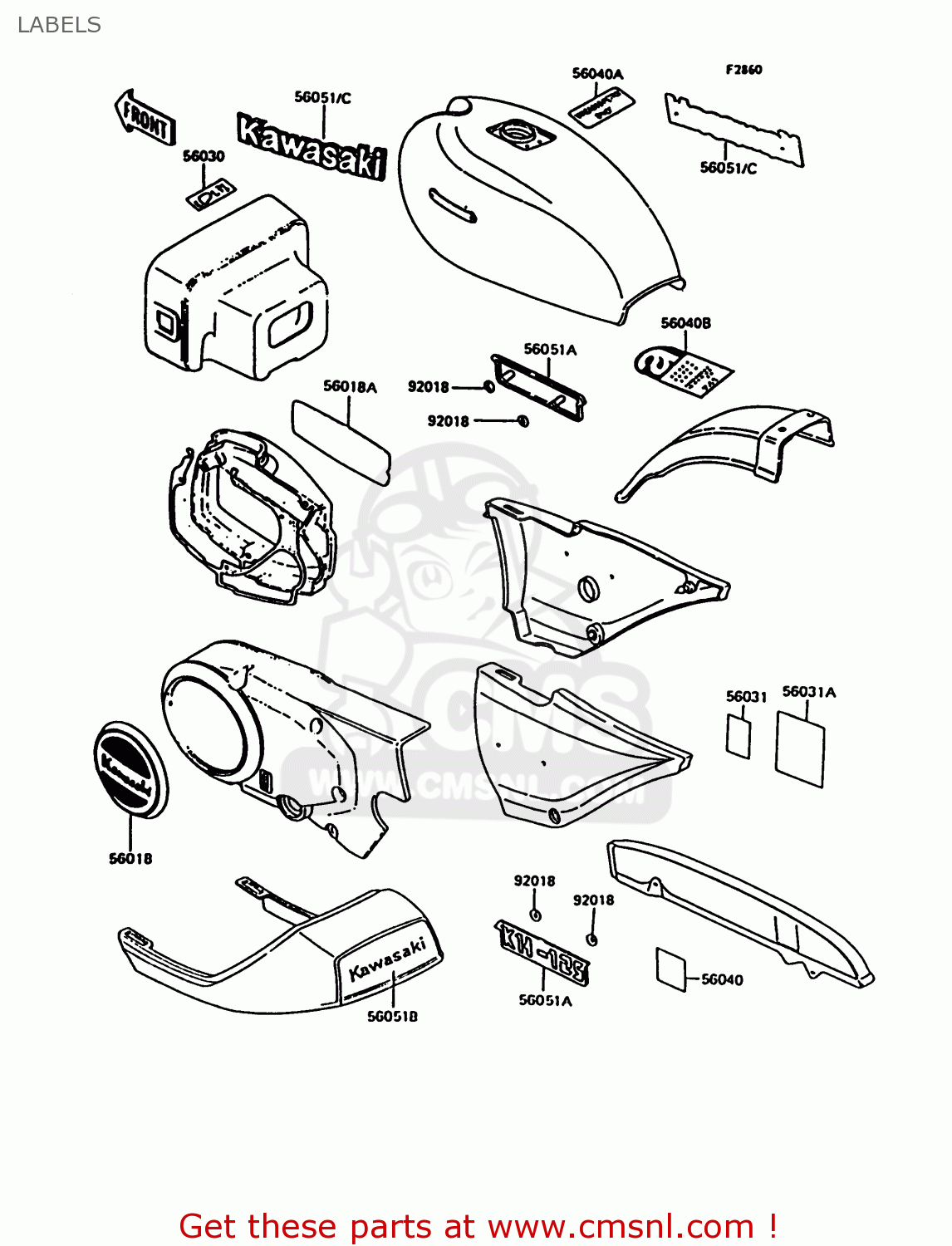 LABELS KH125K10 1997 UNITED KINGDOM