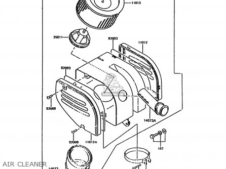 AIR CLEANER - KH125K10 1997 UNITED KINGDOM