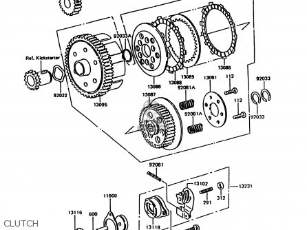 CLUTCH - KH125K10 1997 UNITED KINGDOM