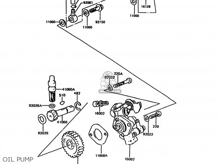 OIL PUMP - KH125K10 1997 UNITED KINGDOM