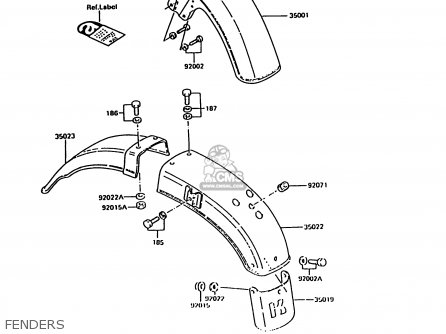 FENDERS - KH125K10 1997 UNITED KINGDOM