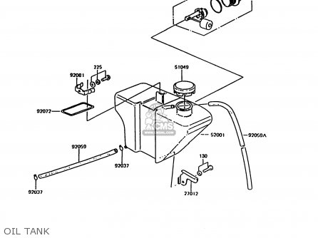 OIL TANK - KH125K10 1997 UNITED KINGDOM