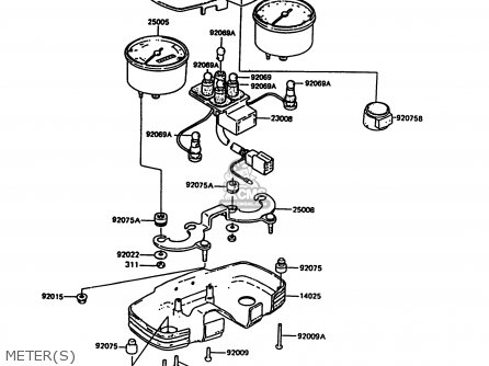 METER(S) - KH125K10 1997 UNITED KINGDOM