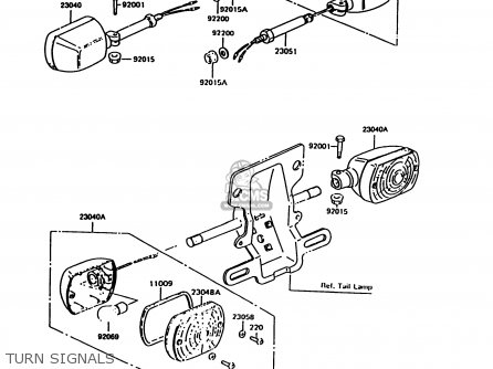 TURN SIGNALS - KH125K10 1997 UNITED KINGDOM