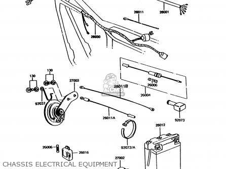 CHASSIS ELECTRICAL EQUIPMENT - KH125K10 1997 UNITED KINGDOM