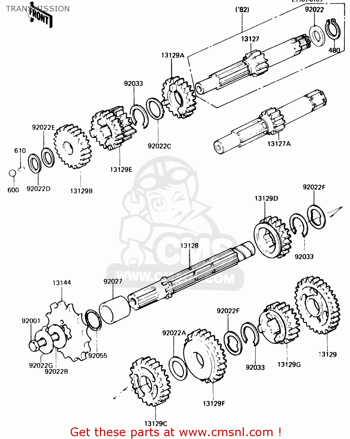 TRANSMISSION KH125K3 1984 USA