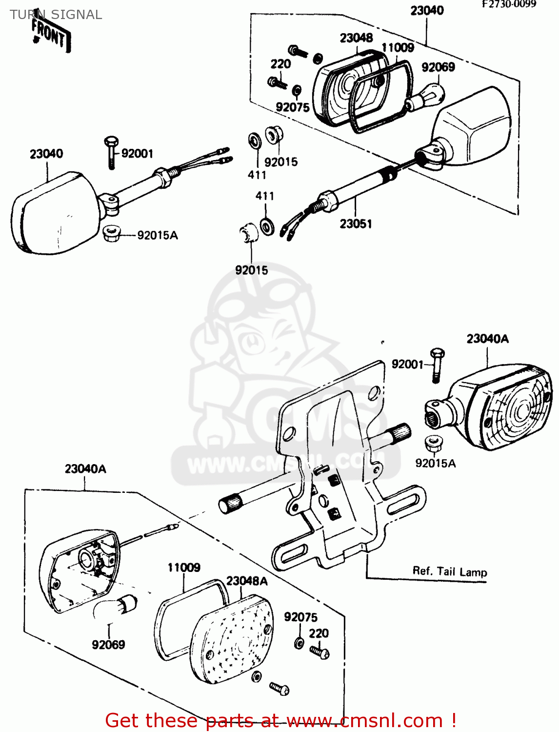 TURN SIGNAL KH125K3 1984 USA