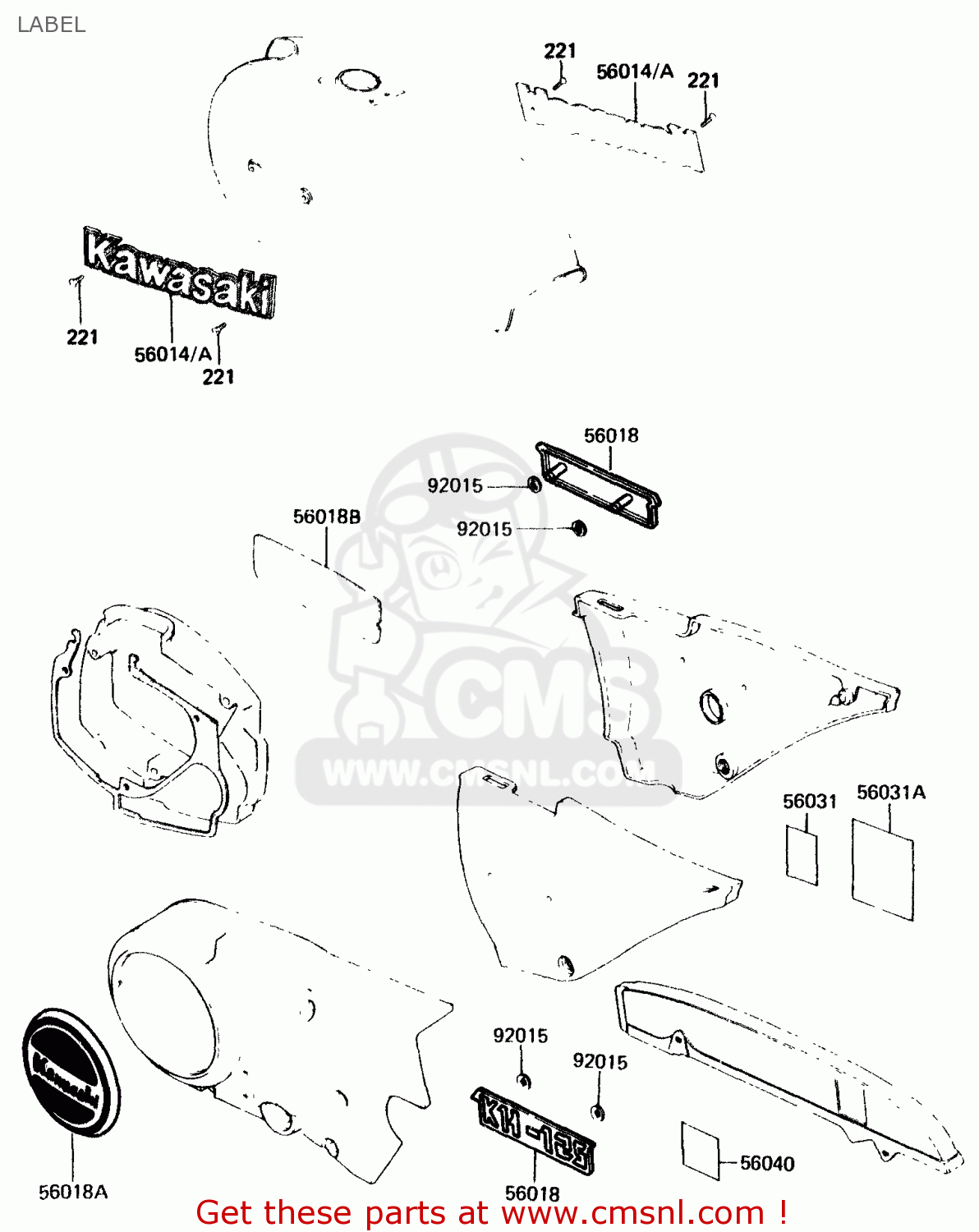 LABEL KH125K3 1984 USA