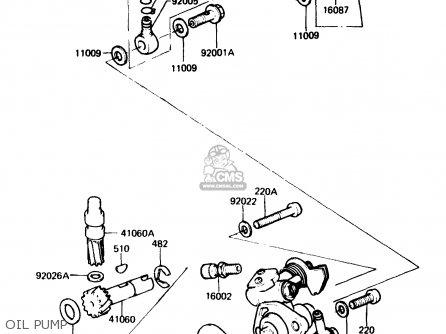 OIL PUMP - KH125K3 1984 USA