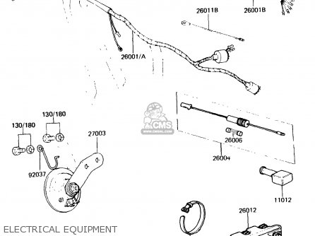 ELECTRICAL EQUIPMENT - KH125K3 1984 USA
