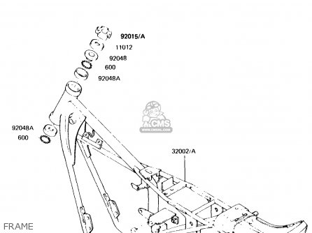 FRAME - KH125K4 1985 USA