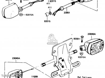 TURN SIGNAL - KH125K4 1985 USA